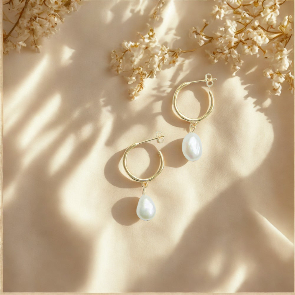 Freshwater Pearl Drop Earrings