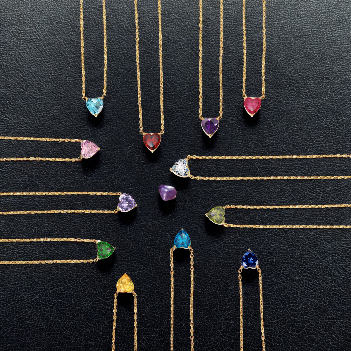 Heart Stone Necklace