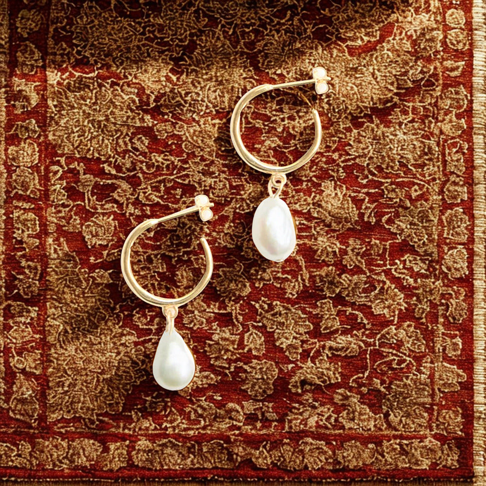 Freshwater Pearl Drop Earrings