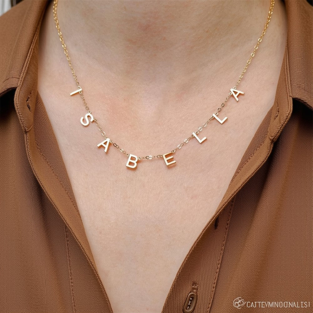 Personalised Letter, Number & Symbol Necklace