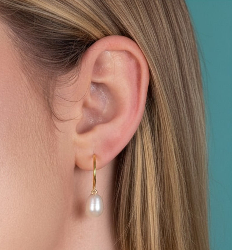 Freshwater Pearl Drop Earrings