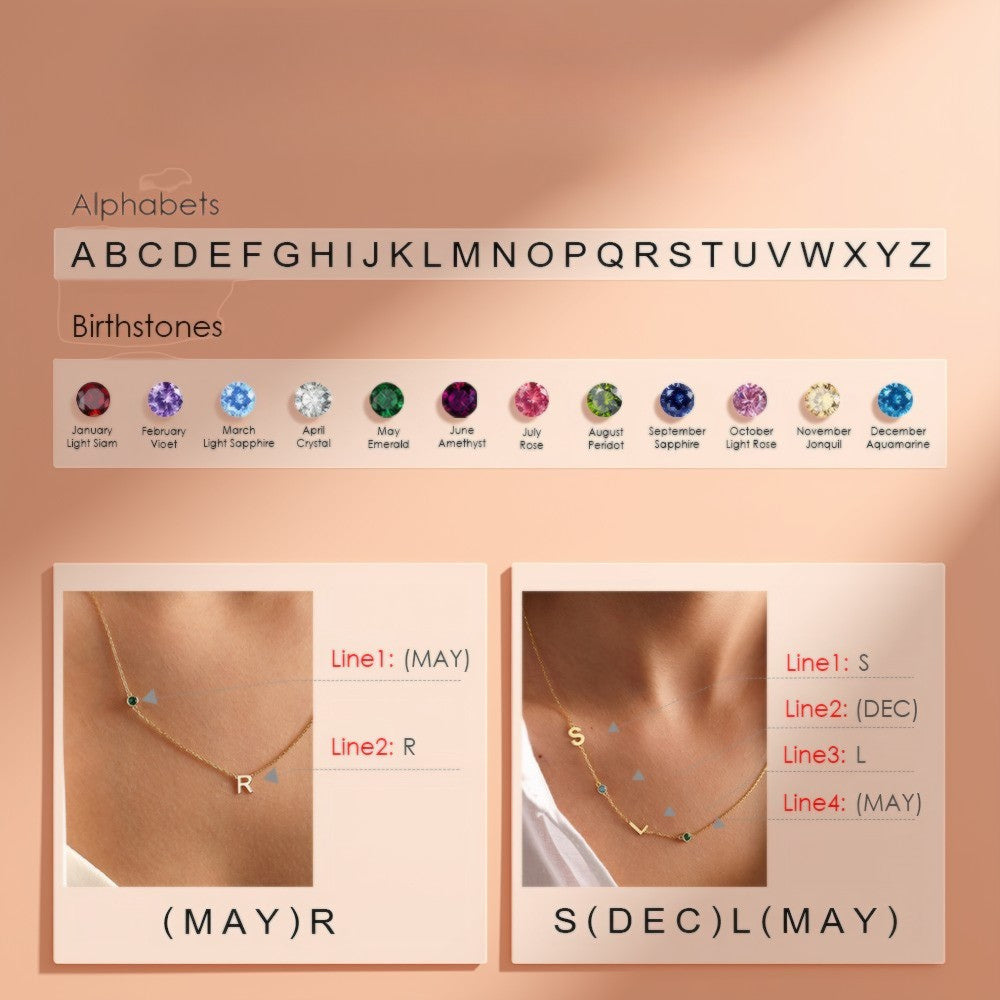 Personalised Letter, Number & Symbol Necklace