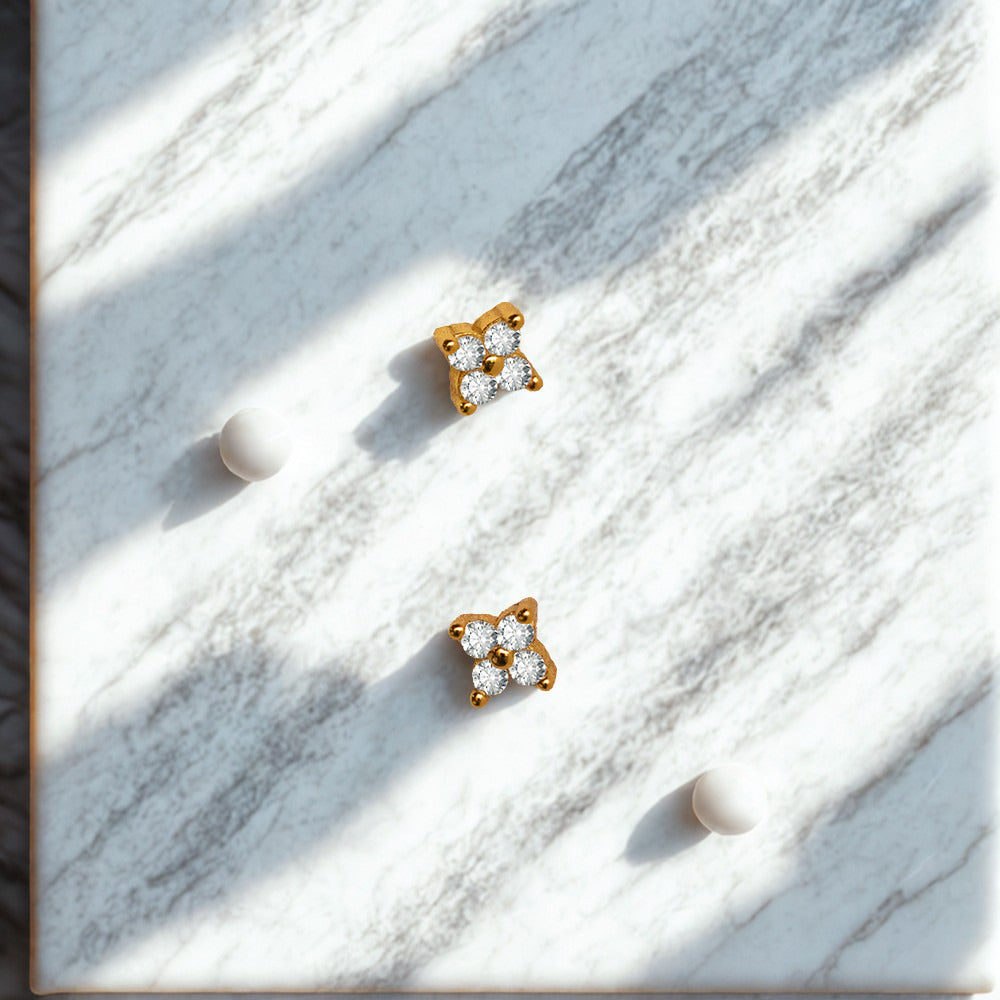 Rhinestone Crystal Stud Earring