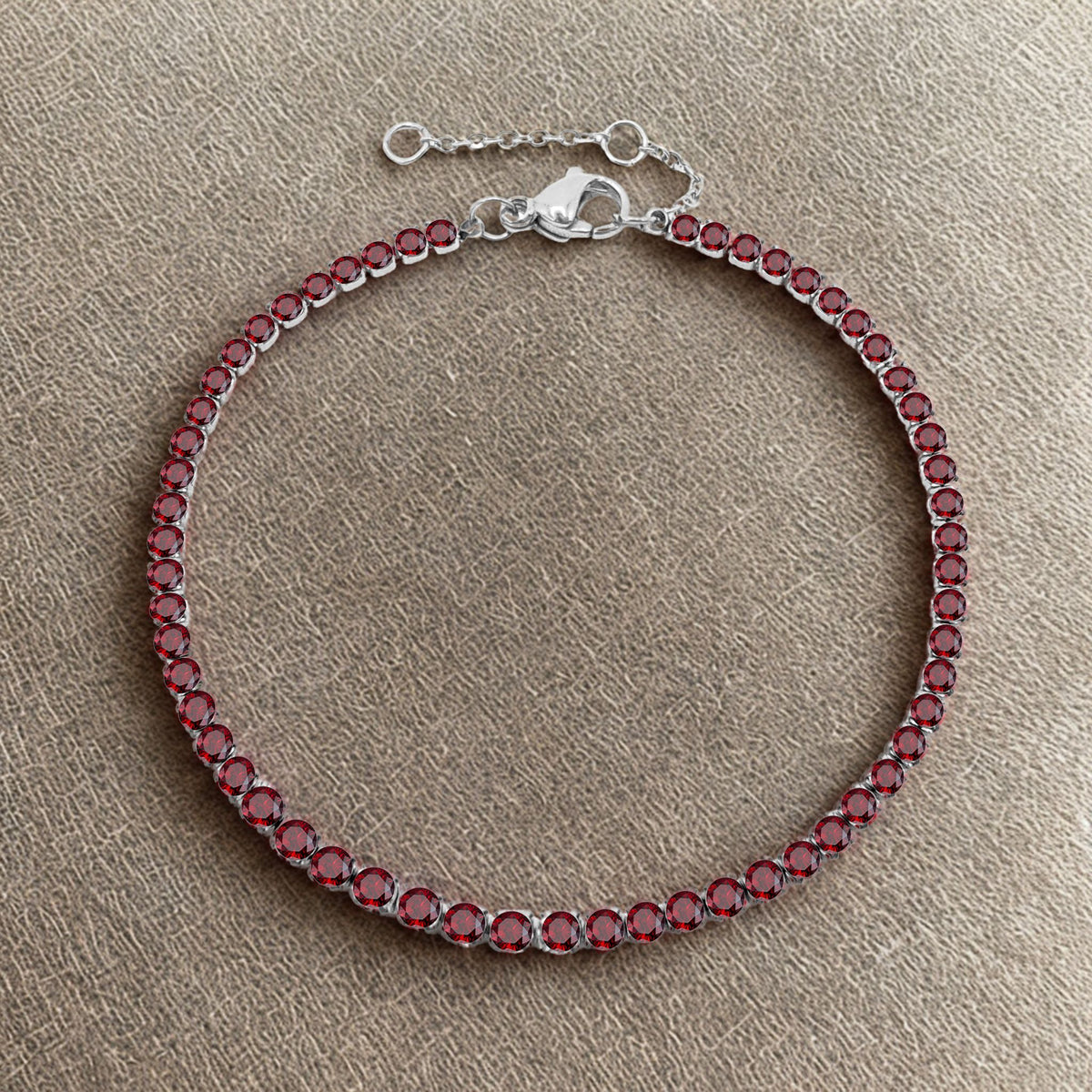 Sparkling White Zirconia Gemstone Bracelet - Gold