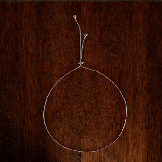 Snake Chain Adjustable Y Necklace - Silver