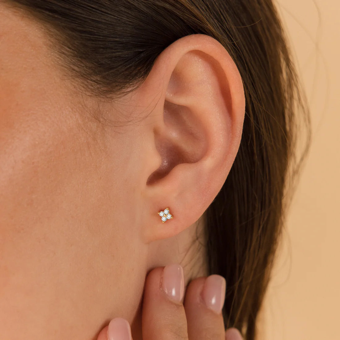 Rhinestone Crystal Stud Earring