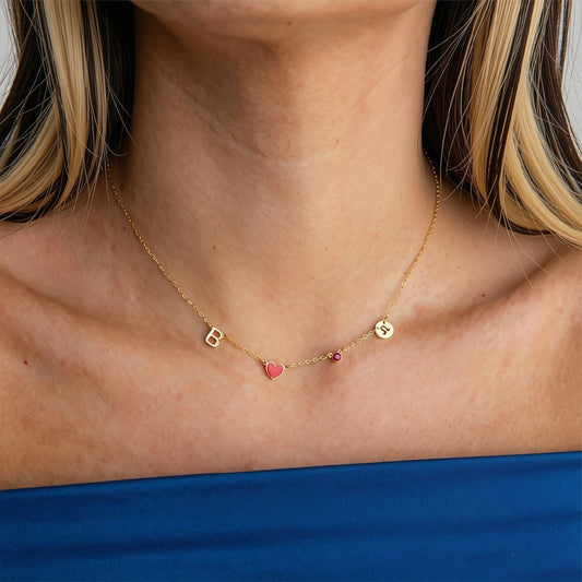 Personalised Letter, Number & Symbol Necklace